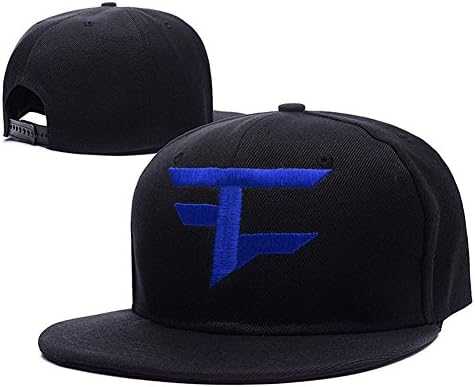 Faze Clan Logo Adjustable Snapback Embroidery Hats Caps - Black/Blue