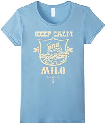 shirt for name Milo  - Female Medium - Baby Blue