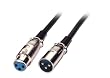 LINDY 6m XLR Cable - Male to Female Black