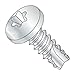 #2 x 1/4" Type 25 Thread Cutting Screws/Six-Lobe (Torx) / Pan Head/Steel/Zinc (Carton: 10,000 pcs)