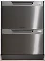 Fisher and Paykel : DD24DCX6 Semi-Integrated Double DishDrawer - Stainless Steel with LCD Display