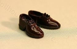 Dollhouse Miniature Pair of Mens Dress Shoes