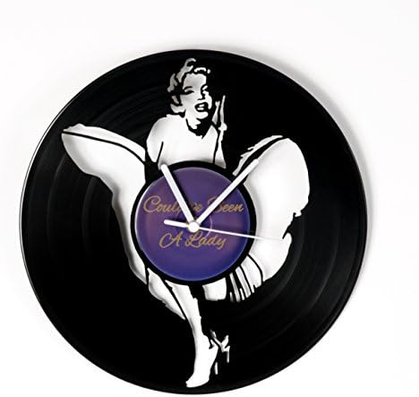 Vinyl clock Marilyn