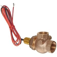 Gems Sensors FS-400 Adjustable Series Bronze Flow Switch, Elbow, Shuttle Type, NPT Female