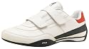 Fila Mens Monza Two Strap Trainer White/Navy/Red