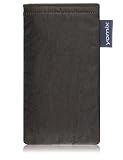 yomix Handytasche TASCHE Viivi brown Maßanfertigung für APPLE iPod Touch 16GB aus edlem Stoff mit Display-Reinigungsfunktion durch Microfaserinnenfutter