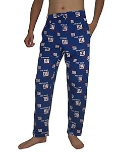 NFL New York Giants MENS Cotton Sleepwear / Pajama Pants M Multicolor