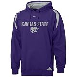 Nike Kansas State Wildcats Purple Pass Rush Hoody Sweatshirt