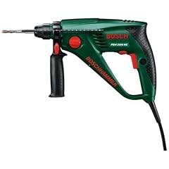 Bosch 060334430M Bohrhammer PBH 2000 RE mit 6-teilig Hammerbohrer- Set