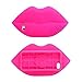 Thunderous Hot Pink 3D Cute Sexy Lips Design Pattern Soft Silicone Back Case For Apple iPhone 5C