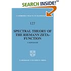 Spectral Theory of the Riemann Zeta-Function (Cambridge Tracts in Mathematics) by  Yoichi Motohashi