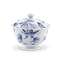 Botanic Blue Covered Sugar Bowl