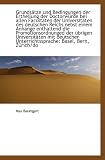 Grundsätze und Bedingungen der Ertheilung der Doctorwürde bei allen Facultäten der Universitäten des