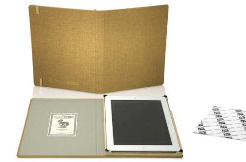 DODOcase Essentials Sand - mit Kameraloch - für iPad3 und iPad2 - Edition: monte costello - Sandfarben