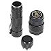 SecurityIng Portable Waterproof LED Flashlight 700LM 5 Modes Mini Torch for Hiking, Camping, Hunting, Other Outdoor Activities and Home Using (18650 Battery Not Included)
