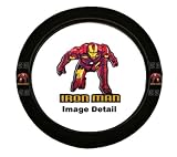41aQUo0xG7L. SL160  Iron Man Marvel Comics Rubber Car Truck SUV Steering Wheel Cover