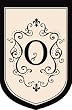 Monogram Garden Flag - O