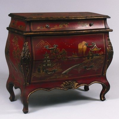 Bombe Chest in Red