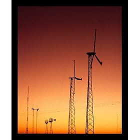 Větrná energie (turbíny) Zlatá dřeva zvyšoval Art Tisk plakátů a fotografií - 13