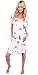 INGEAR Beach Summer Shift Dress Short Cotton Tee Dress Cover Up