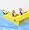 Tomy Ski Jumping Penguins Bath Toy
