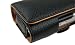 Premium Executive High Quality Leather Pouch Carrying Case cover Holster with Belt Clip for HTC Touch Diamond / Shadow / HTC Touch Pro / HTC Fuze Premium / HTC Touch Viva / HTC Touch 3G (Horizontal Leather Pouch Carry Case Black)