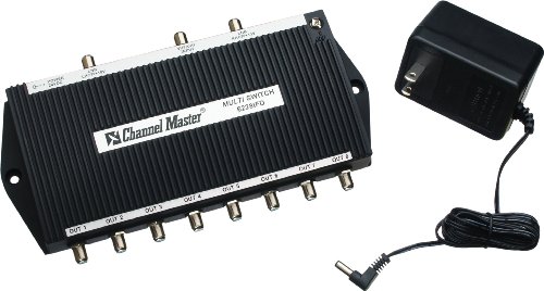 Channel Master 6328IFD 8 output multiswitch with amplified offair input