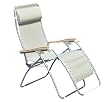 Faulkner Standard Recliner Sage Green Mesh with Wood Arms