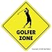 GOLFER ZONE - Sign - new xing golf clubs balls bag gift