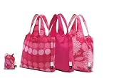 41aQdERn2RL. SL160  Green Bee 3pk Reusable Shopping Bags W/pouch