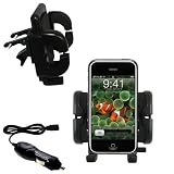 Apple iPod touch Auto Vent Holder with Car Charger - Uses Gomadic TipExchange