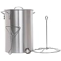 Cajun Cookware Pots With Rack 28 Quart Aluminum Turkey Fry Pot