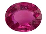 Jewelry : MIN 3.15CT 11X9MM OVAL RUBELLITE TOURMALINE
