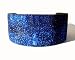 Bargain Headbands, Gold Splashed Deep Blue Batik, Beautiful Headband