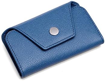 Teemzone Unisex Real Leather Key Bag Key Chain Case Car Key Holder (Y359 Blue)