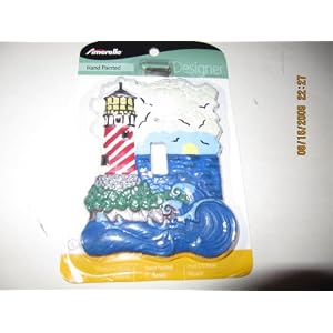 Amerelle Hand Painted Light House Switch Plate by 
