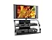 Sonax ML-1444 Gun Metal & Glass TV stand for up to 50