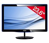 Produkt-Bild: PHILIPS E-line 247E3LPHSU LED-Bildschirm 59,9 cm (23,6") Full HD + 125 ml Spraydose + 20 Reinigungst&uuml;cher (trocken) + HDMI-1.4-Kabel Stecker / Stecker - 2 m (MC380-2M)