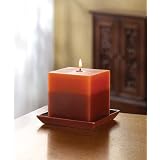 Pumpkin Spice Scented Candle and Holder Set