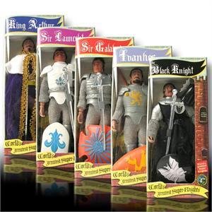 Mego World's Greatest Super Knights Complete Set of 5 Re-issue Action Figures-image
