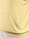 J.TOMSON Women's Basic Sleeveless Hoodie Vest Tank Top with Kangaroo Pocket