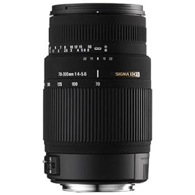Sigma 70-300mm F/4-5.6 DG OS SLD Super Multi-Layer Coated Telephoto Lens for Nikon AF Mount Digital SLR Cameras