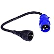 CEE Stromkabel f�r Wohnwagen und Reisemobile ; CEE-Stecker / Schuko-Kupplung