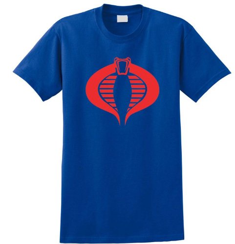  G I JOE Men's Logo T- Shirt Blue