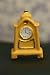 Dollhouse Miniature Yellow Mantle Clock