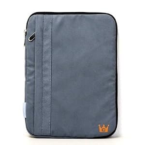 CaseCrown Faux Suede Zip Sleeve Case (Grey) to the Apple iPad Wifi / 3G Model 16GB, 32GB, 64GB