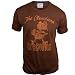 Cleveland Browns Men's Retro Vintage T-Shirt (Chocolate, X-Large)