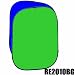 Hintergrund Faltreflektor 2in1 Reflektor faltbar DynaSun RE2010BG 150x200cm XXL Blau-Gr�n +Tasche