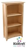 Avalon 3-Shelf Bookcase - Natural