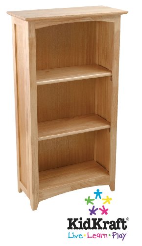Avalon 3-Shelf Bookcase - Natural